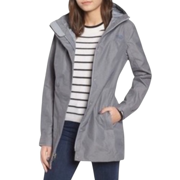 The North Face Rain Jacket/Trench mid-length- XS